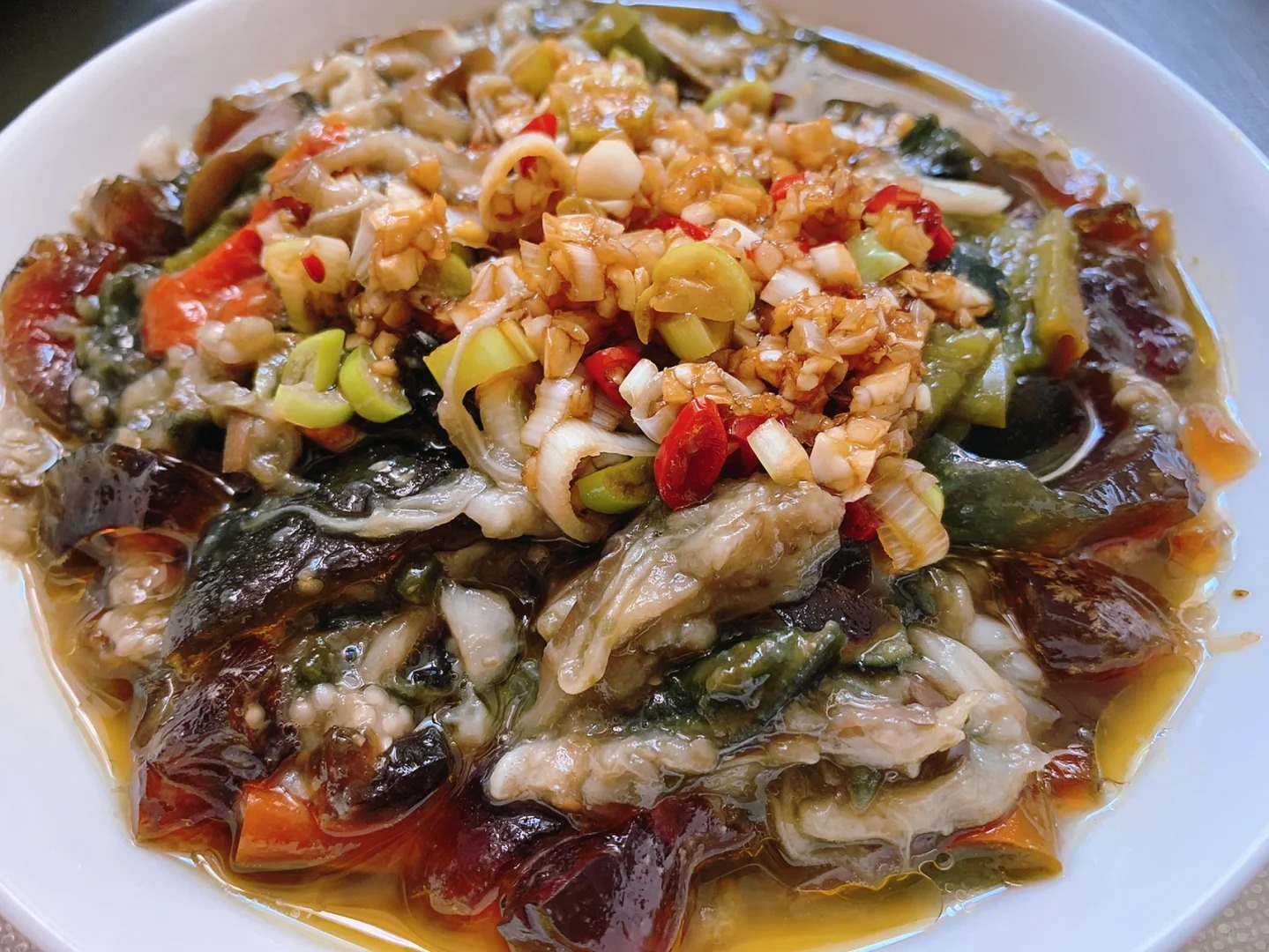 家常菜 皮蛋擂茄